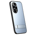 For Huawei nova 12 R-JUST RJ-61 Electroplating Frosted TPU + PC Phone Case with Holder(Blue) - Huawei Cases by R-JUST | Online Shopping South Africa | PMC TechLife