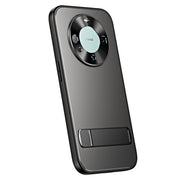 For Huawei Mate 60 R-JUST RJ-61 Electroplating Frosted TPU + PC Phone Case with Holder(Grey)