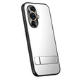 For Huawei nova 11 R-JUST RJ-61 Electroplating Frosted TPU + PC Phone Case with Holder(Silver) - Huawei Cases by R-JUST | Online Shopping South Africa | PMC TechLife | Buy Now Pay Later Mobicred