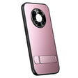 For Huawei Mate 40 R-JUST RJ-61 Electroplating Frosted TPU + PC Phone Case with Holder(Pink) - Huawei Cases by R-JUST | Online Shopping South Africa | PMC TechLife | Buy Now Pay Later Mobicred