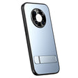 For Huawei Mate 40 R-JUST RJ-61 Electroplating Frosted TPU + PC Phone Case with Holder(Blue) - Huawei Cases by R-JUST | Online Shopping South Africa | PMC TechLife | Buy Now Pay Later Mobicred