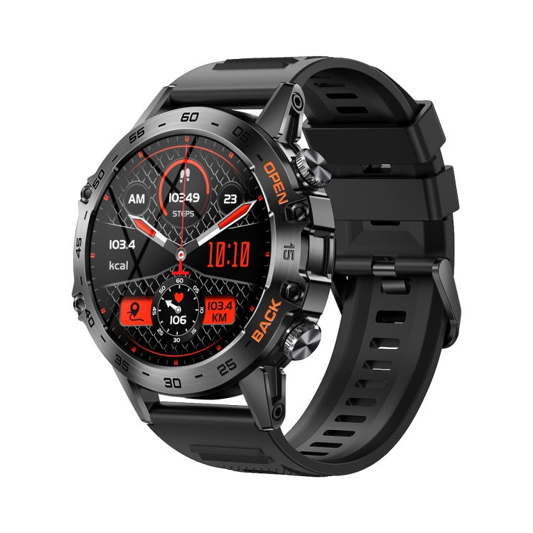 LEMFO K52 1.39 inch IPS Square Screen Smart Watch Supports Bluetooth Calls(Black)