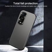 For Honor 70 R-JUST RJ-61 Electroplating Frosted TPU + PC Phone Case(Blue)
