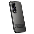 For Honor 90 Pro R-JUST RJ-61 Electroplating Frosted TPU + PC Phone Case with Holder(Grey) - Honor Cases by R-JUST | Online Shopping South Africa | PMC TechLife