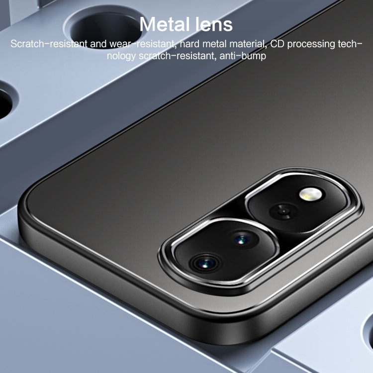 For Honor 80 Pro R-JUST RJ-61 Electroplating Frosted TPU + PC Phone Case with Holder(Pink)