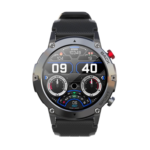 LEMFO LF26MAX 1.32 inch HD Round Screen Smart Watch Supports Bluetooth Calls(Black)