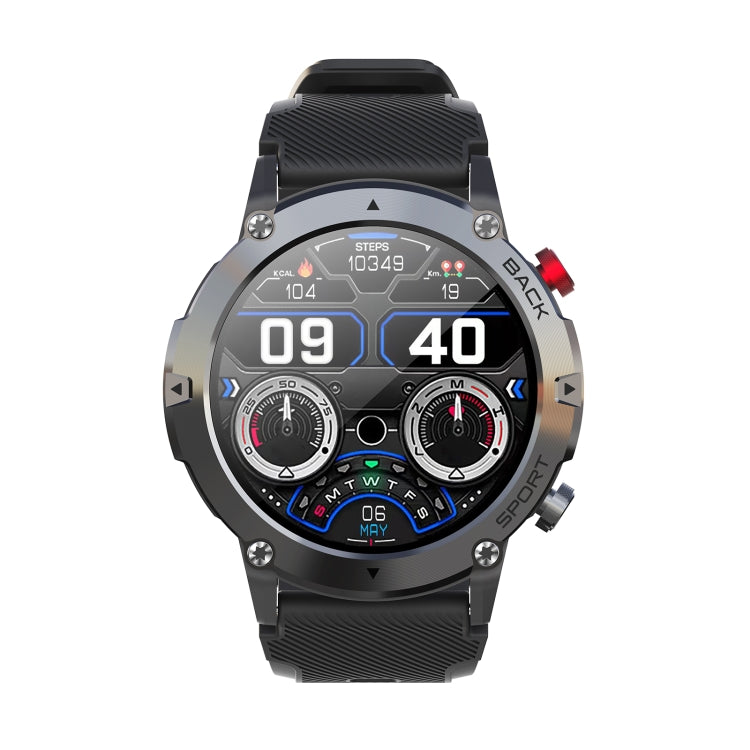 LEMFO LF26MAX 1.32 inch HD Round Screen Smart Watch Supports Bluetooth Calls(Black)