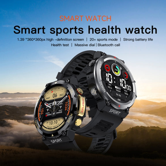 LEMFO LF33 1.39 inch TFT Round Screen Smart Watch Supports Bluetooth Calls(Black)