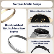 Zeblaze GTR 3 Pro 1.43 inch Screen Voice Calling Smart Watch, Support Heart Rate / Blood Pressure / Blood Oxygen(Gold)