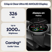 Zeblaze GTR 3 Pro 1.43 inch Screen Voice Calling Smart Watch, Support Heart Rate / Blood Pressure / Blood Oxygen(Gold)