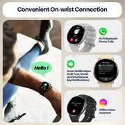 Zeblaze GTR 3 Pro 1.43 inch Screen Voice Calling Smart Watch, Support Heart Rate / Blood Pressure / Blood Oxygen(Gold)
