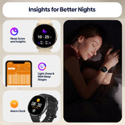 Zeblaze GTR 3 Pro 1.43 inch Screen Voice Calling Smart Watch, Support Heart Rate / Blood Pressure / Blood Oxygen(Gold)