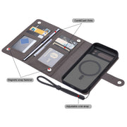 For Google Pixel 8 Pro ViLi GHA Series Shockproof MagSafe RFID Leather Attraction Horizontal Flip Phone Case(Grey)