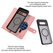 For Google Pixel 8 Pro ViLi GHA Series Shockproof MagSafe RFID Leather Attraction Horizontal Flip Phone Case(Pink)
