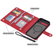 For Google Pixel 8 Pro ViLi GHA Series Shockproof MagSafe RFID Leather Attraction Horizontal Flip Phone Case(Red)
