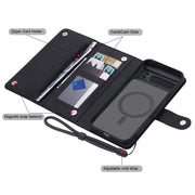 For Google Pixel 8 Pro ViLi GHB Series MagSafe Magnetic Zipper Leather Phone Case(Black)