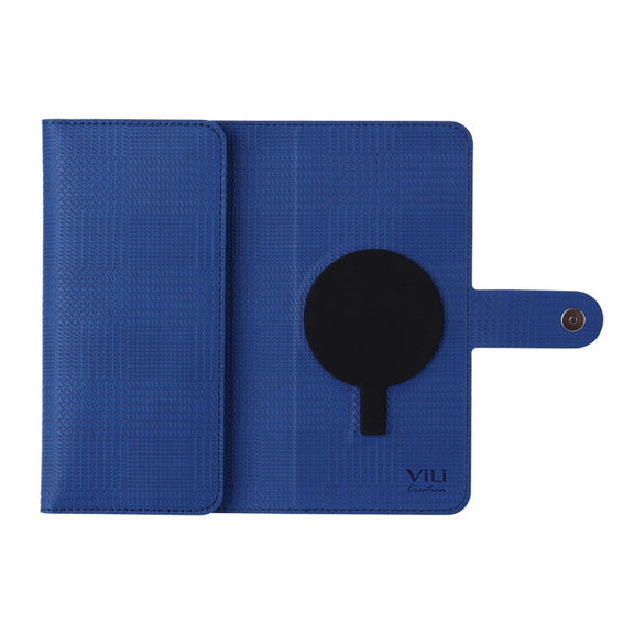 For Google Pixel 8 Pro ViLi GHB Series MagSafe Magnetic Zipper Leather Phone Case(Blue)