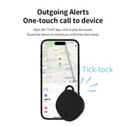 Global Positioning Pet Key Anti-Lost Device Smart Bluetooth GPS Locator(Black)