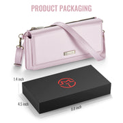 CaseMe Me30 Multi Functional Diagonal Cross Bag Phone Case(Pink)