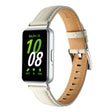 For Samsung Galaxy Fit 3 Pointed Tail Genuine Leather Watch Band(Milky White) - free shipping - PMC TechLife - Order now!