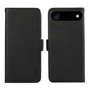 For iPhone 17 Air ABEEL Side-Magnetic Litchi Pattern Leather RFID Phone Case(Black)