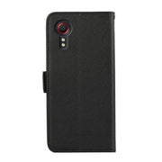 For Samsung Galaxy Xcover7 ABEEL Side-Magnetic Litchi Pattern Leather RFID Phone Case(Black)