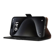 For Samsung Galaxy Xcover7 ABEEL Side-Magnetic Litchi Pattern Leather RFID Phone Case(Black)