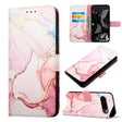 For Google Pixel 9 Pro PT003 Marble Pattern Flip Leather Phone Case(Rose Gold) - Google Cases by PMC TechLife | Online Shopping South Africa | PMC TechLife | Buy Now Pay Later Mobicred