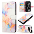 For Google Pixel 9 Pro PT003 Marble Pattern Flip Leather Phone Case(Galaxy Marble White) - Google Cases by PMC TechLife | Online Shopping South Africa | PMC TechLife | Buy Now Pay Later Mobicred