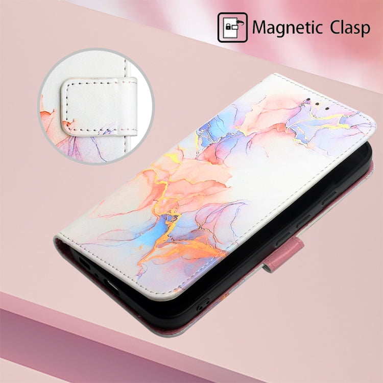 For Google Pixel 9 Pro PT003 Marble Pattern Flip Leather Phone Case(Galaxy Marble White)