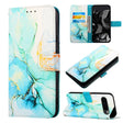 For Google Pixel 9 Pro PT003 Marble Pattern Flip Leather Phone Case(Green) - Google Cases by PMC TechLife | Online Shopping South Africa | PMC TechLife | Buy Now Pay Later Mobicred