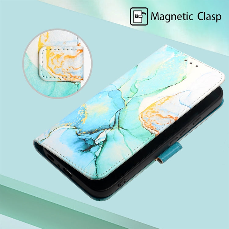 For Google Pixel 9 Pro PT003 Marble Pattern Flip Leather Phone Case(Green)