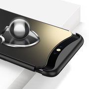 For OPPO Find X GKK AG Craft Skin Feel Magnetic Combination Full Coverage Phone Case(Black)