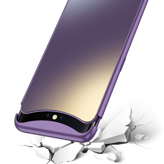 For OPPO Find X GKK AG Craft Skin Feel Magnetic Combination Full Coverage Phone Case(Black)