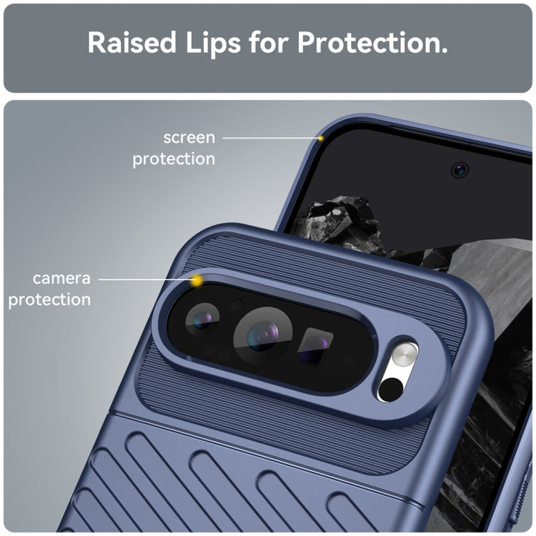 For Google Pixel 9 Pro XL Thunderbolt Shockproof TPU Phone Case(Blue)