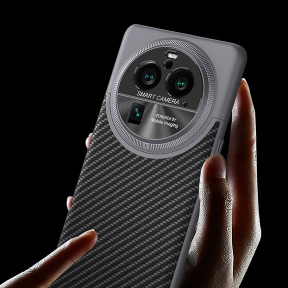For OPPO Find X6 Pro GKK Mortise-Tenon Connection Contrast Color Leather Shockproof Phone Case(Black)