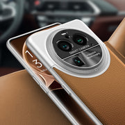 For OPPO Find X6 Pro GKK Mortise-Tenon Connection Contrast Color Leather Shockproof Phone Case(Black)
