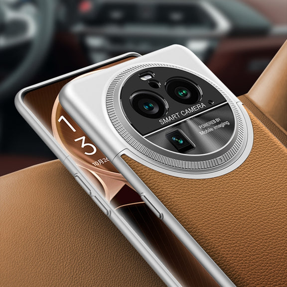 For OPPO Find X6 Pro GKK Mortise-Tenon Connection Contrast Color Leather Shockproof Phone Case(Black)