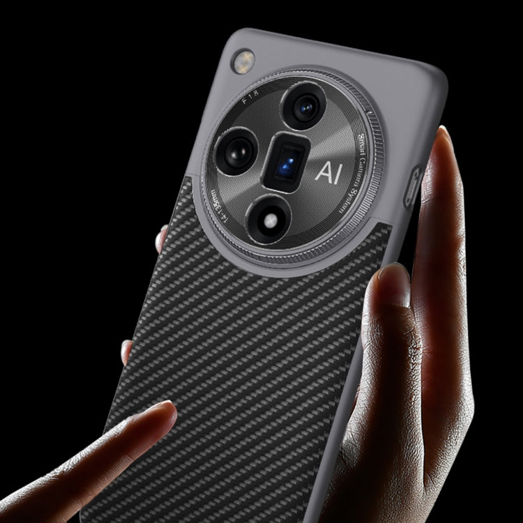 For OPPO Find X7 Ultra GKK Mortise-Tenon Connection Contrast Color Leather Shockproof Phone Case(Black)