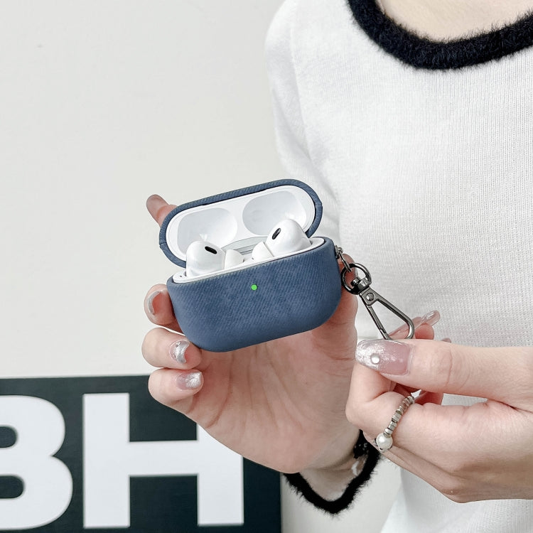 For AirPods 3 Suede Earphone Protective Case(Blue)