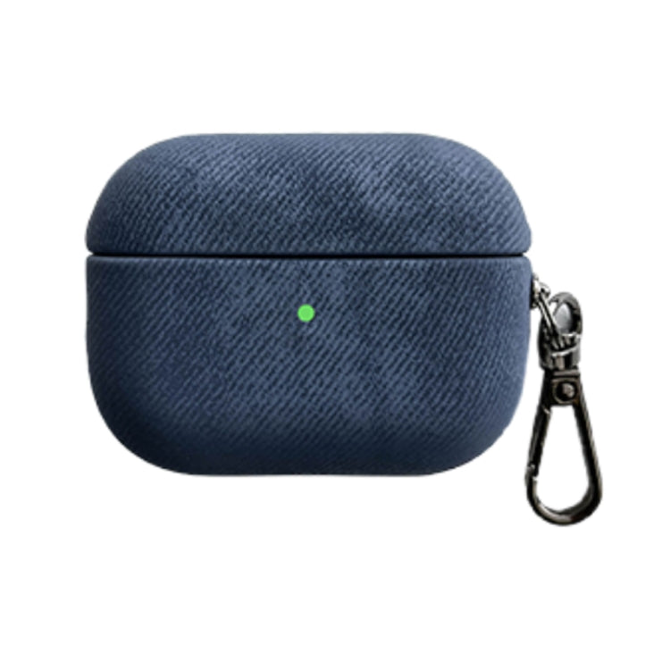 For AirPods Pro Suede Earphone Protective Case(Blue)