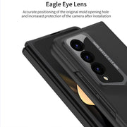 For Samsung Galaxy Z Fold4 5G GKK Integrated Blade Ultra-thin Full Coverage Phone Case(Cyan)