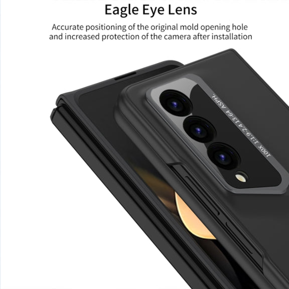 For Samsung Galaxy Z Fold4 5G GKK Integrated Blade Ultra-thin Full Coverage Phone Case(Cyan)