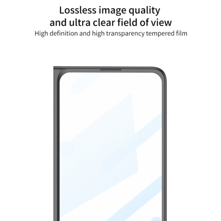 For Samsung Galaxy Z Fold5 5G GKK Integrated Blade Ultra-thin Full Coverage Phone Case(Cyan)