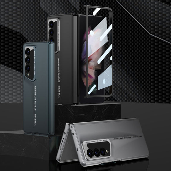 For Samsung Galaxy Z Fold3 GKK Integrated Blade Ultra-thin Full Coverage Phone Case(Black)