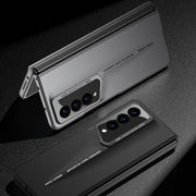 For Samsung Galaxy Z Fold3 GKK Integrated Blade Ultra-thin Full Coverage Phone Case(Cyan)