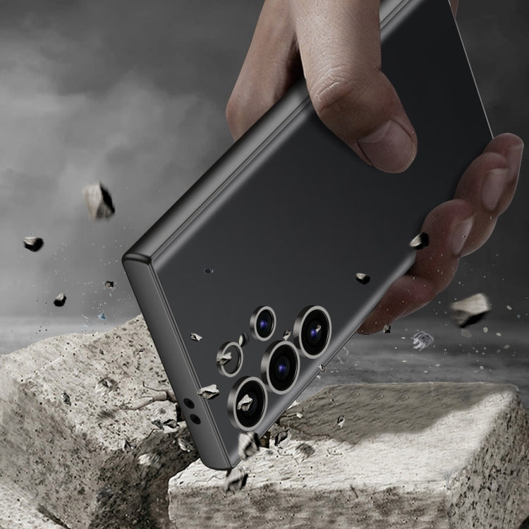 For Samsung Galaxy S23 Ultra 5G GKK AG Craft Skin Feel Full Coverage Phone Case(Grey)