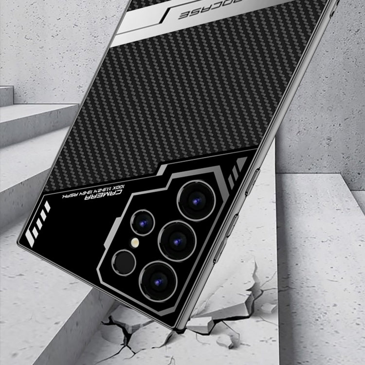 For Samsung Galaxy S24 Ultra 5G GKK Esports Leather Shockproof Phone Case(Grey)
