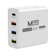 Ma-Ant 60W USB-C/Type-C+3 USB Multi-port Fast Charging Charger, Plug:EU Plug(White) - free shipping - PMC Jewellery - Order now!