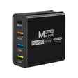 Ma-Ant 60W USB-C/Type-C+3 USB Multi-port Fast Charging Charger, Plug:US Plug(Black) - free shipping - PMC Jewellery - Order now!